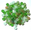 Rondelle Flat Glass Spacer Beads